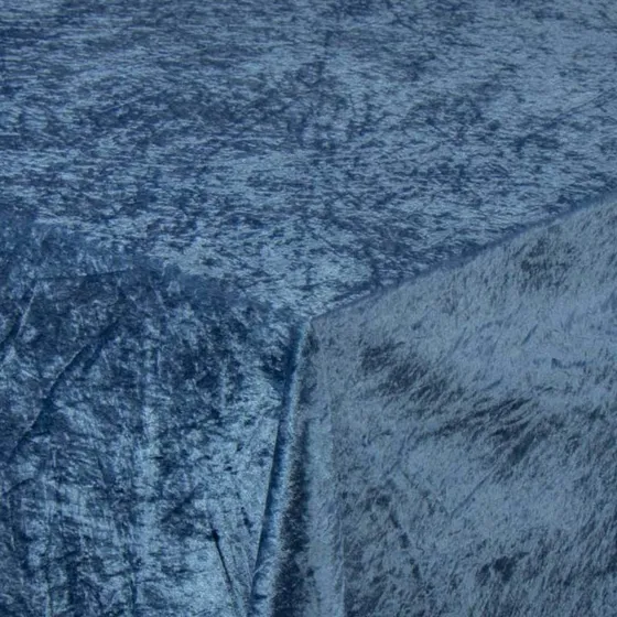 Lyseblå velourdug 150x300 cm – Nervøs velour (Borg Living)