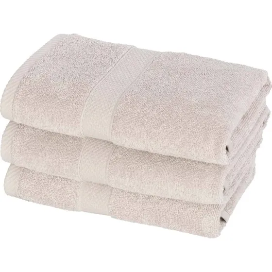 Egeria Diamant håndklæde 50x100 cm - Lysegrå