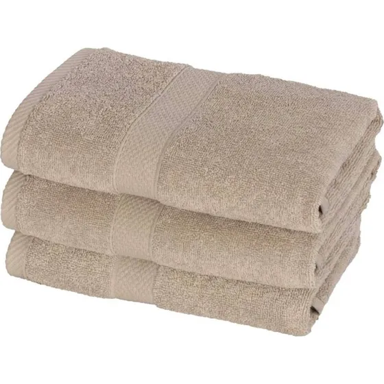 Egeria Diamant håndklæde 50x100 cm – Sand, 100% bomuld