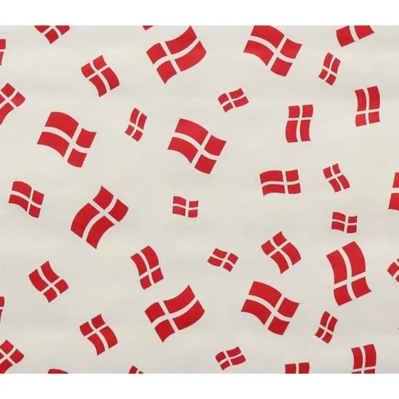 Voksdug rulle 20 m x 140 cm – Dannebrogsflag