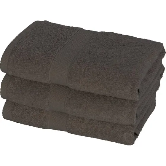 Egeria Badehåndklæde 50x100 cm – Antracit Diamant