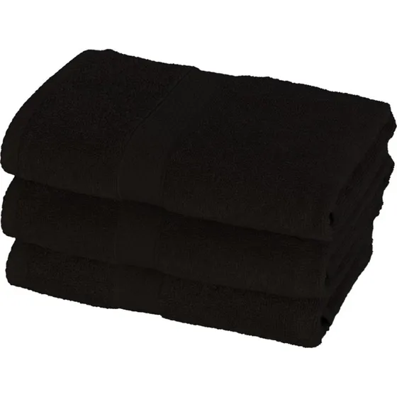 Egeria Diamant badehåndklæde 50x100 cm – Sort