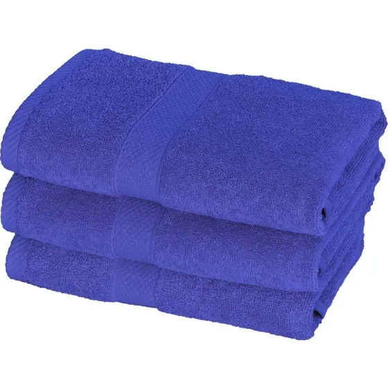 Egeria Diamant badehåndklæde 50x100 cm - Blå, 500 g/m²