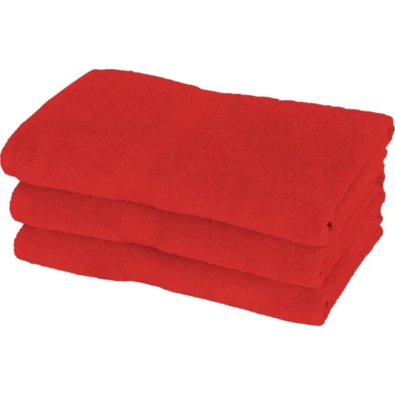 Egeria Badehåndklæde 70x140 cm – Diamant, Rød