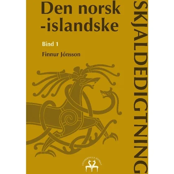 Finnur Jónsson: Den norsk-islandske skjaldedigtning