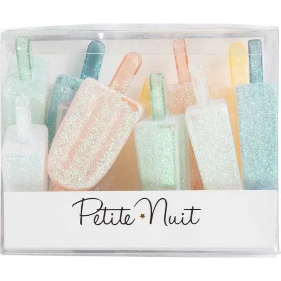 Petite Nuit lyskæde til børn – Ispinde med glimmer, 2 m