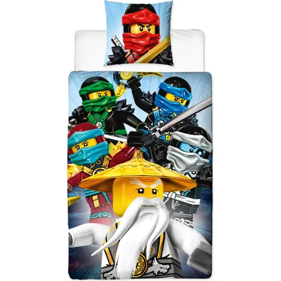 LEGO Ninjago sengetøj 140x200 cm med Master Wu