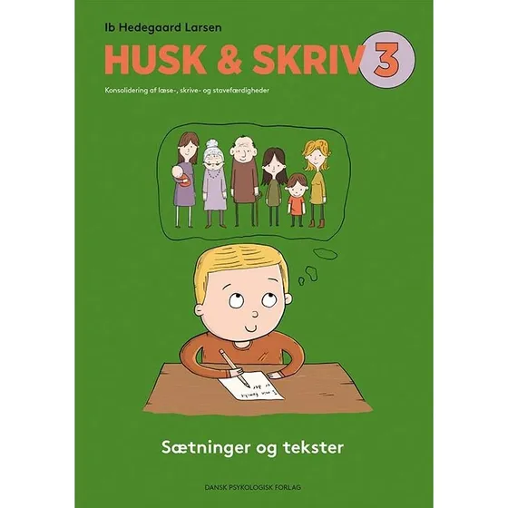 Husk & Skriv 3 - Pakke med 5 hæfter