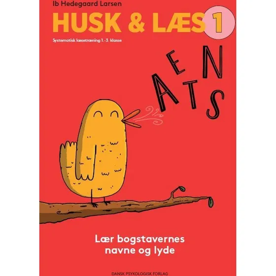 HUSK & LÆS 1 - Lær bogstavernes navne og lyde (Pakke 5 stk.)