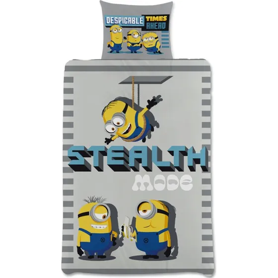 Minions sengetøj 140x200 cm – 100% blød bomuld