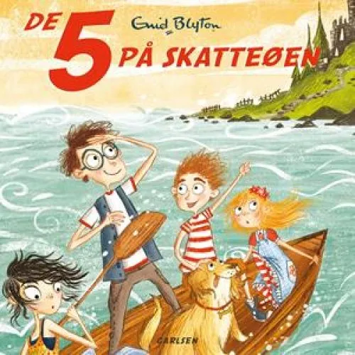 Enid Blyton: De 5 på Skatteøen - Lydbog