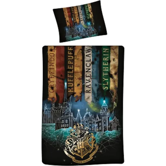 Harry Potter sengetøj 140x200 cm - The Deathly Hallows