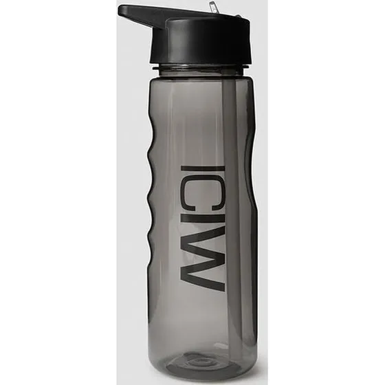 ICANIWILL Straw Water Bottle 750 ml, sort