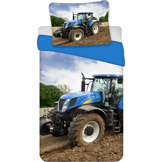Traktor sengetøj 140x200 cm - 100% bomuld