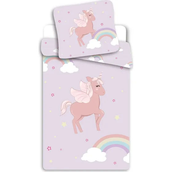 Junior sengetøj 100x140 cm – Unicorn, 100% bomuld