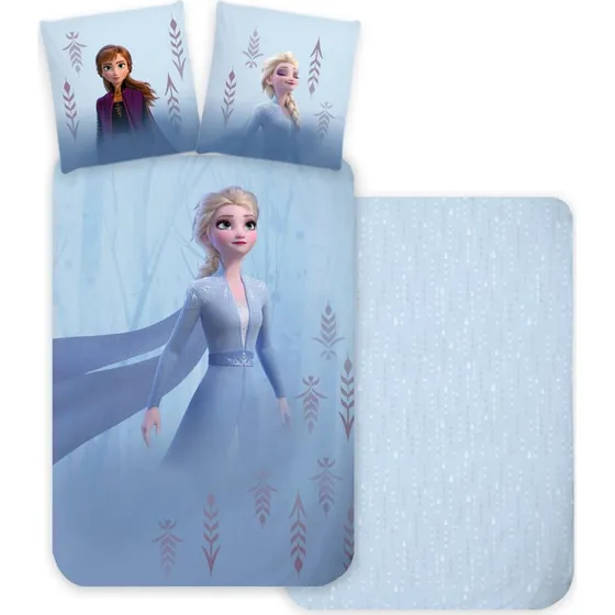 Frost vendbart sengesæt 140x200 cm med Elsa (100% bomuld)