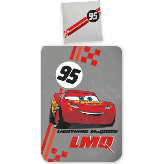 Cars junior sengetøj 100x140 cm med Lynet McQueen