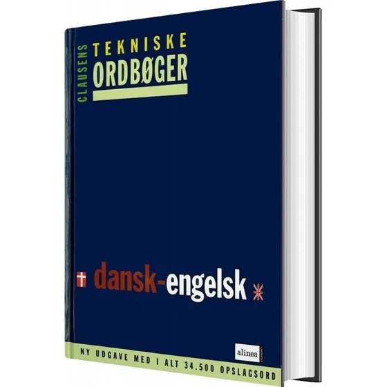 Clausens Tekniske Ordbøger, Dansk-engelsk