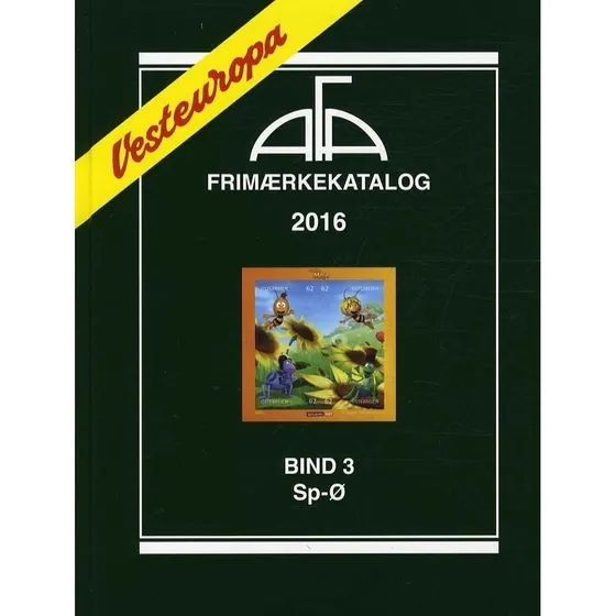 Afa Frimærkekatalog 2016 Vesteuropa Bind 3