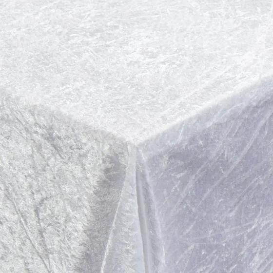 Hvid velourdug 9 m (3x3 m) – Nervøs velour, Borg Living