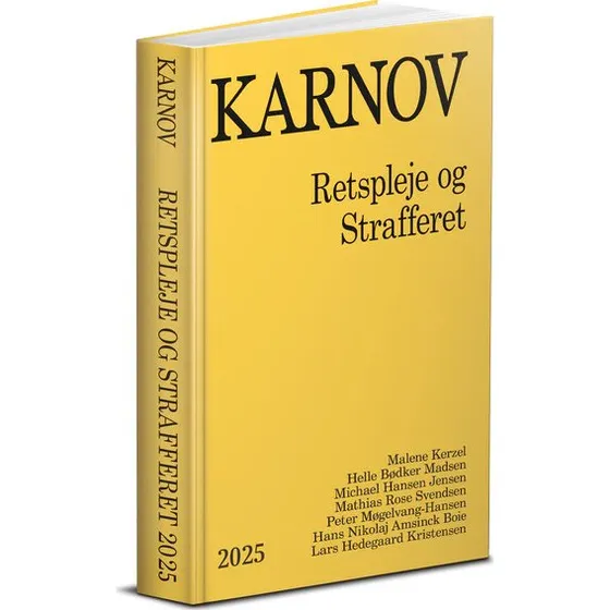 Karnovs Retspleje og Strafferet 2025 - Helle Bødker Madsen