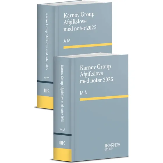 Karnov Group Afgiftslove med noter 2025