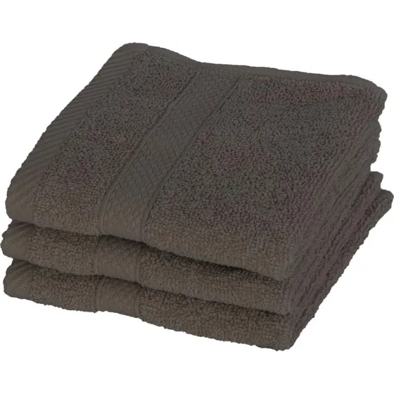 Egeria Vaskeklud Diamant 30x30 cm – Antracit, 100% Bomuld