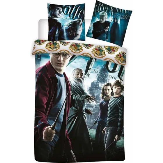 Harry Potter sengetøj 140x200 cm – Vendbar Dumbledore-design