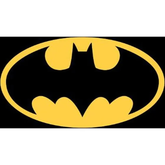 Batman børnetæppe 100x140 cm – blød fleece, sort