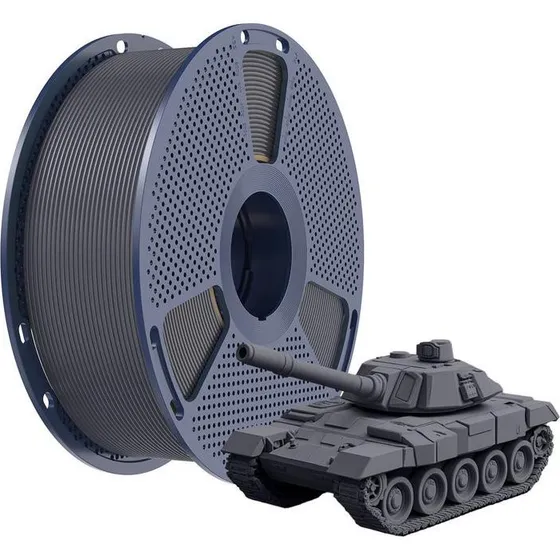 Sunlu PLA+ High-Speed Filament, Grå, 1.75mm, 1kg