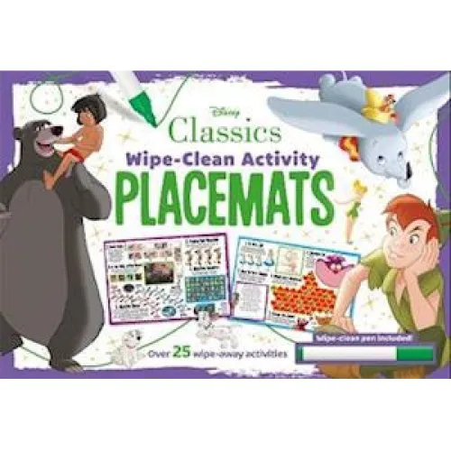 Disney Classics: Wipe-Clean Activity Placemats - Bog