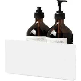 Nichba Bath Shelf Corner brusehylde, hvid 28 cm