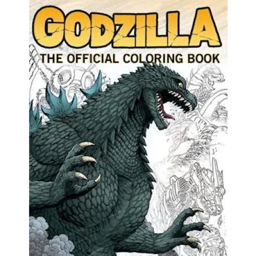 Godzilla: The Official Coloring Book - Titan og Godzilla