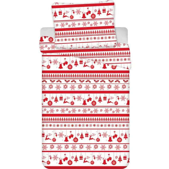 Junior julesengetøj 100x140 cm, 100% bomuld