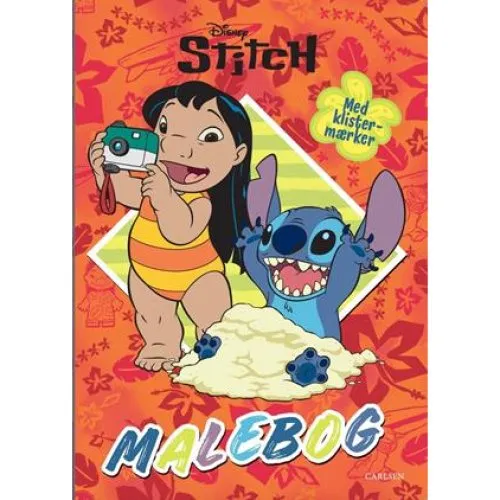 Disney Lilo og Stitch Malebog - Sampak med 6 stk.