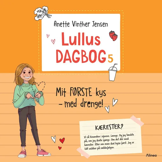 Lullus dagbog 5 - Mit første kys - Rød Læseklub