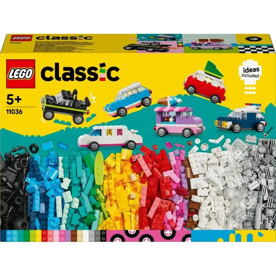 LEGO Classic 11036 Kreative køretøjer – 900 dele