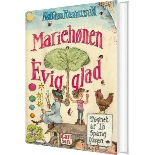 Mariehønen Evigglad – Børnerim i hardback