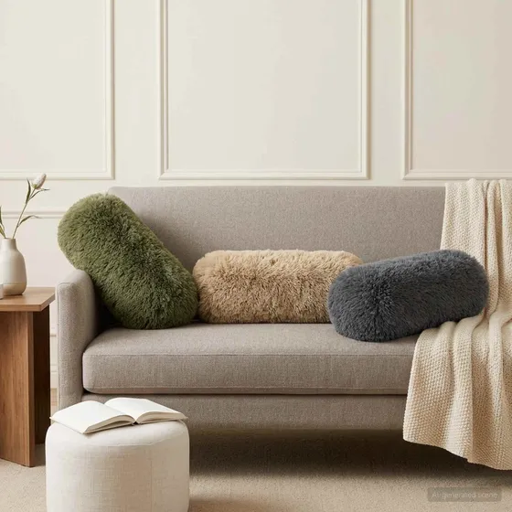 vidaXL HEERLEN Pudebetræk 2 stk. Lysegrå 15 x 40 cm PV Fleece