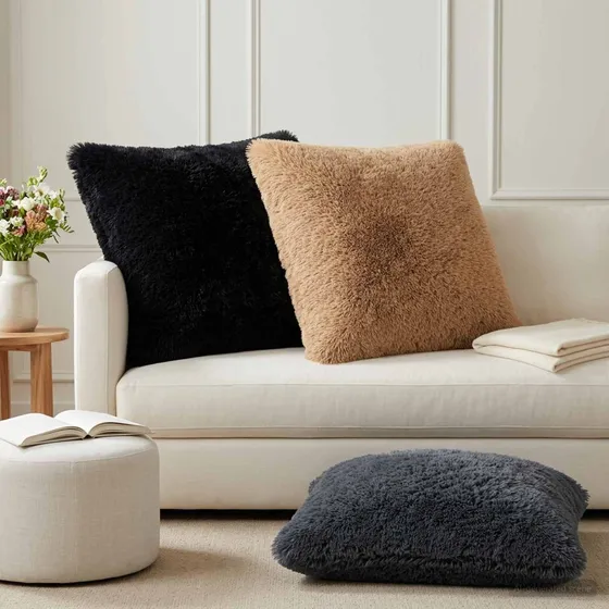 vidaXL HEERLEN Pudebetræk 6 stk. Antracit 65x65 cm PV Fleece