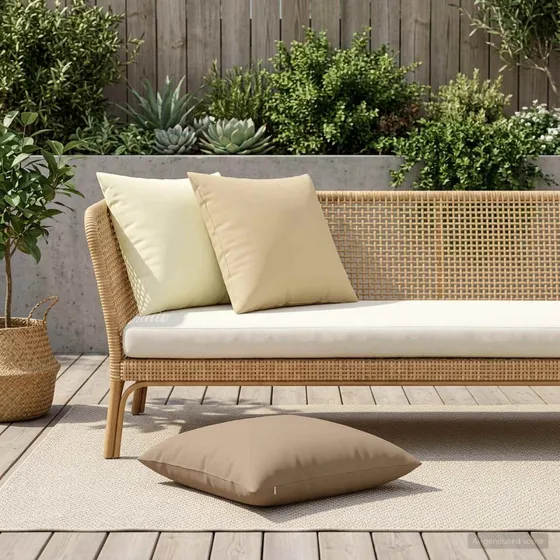 vidaXL HEERLEN Pudebetræk 6 stk. Beige 60 x 60 cm