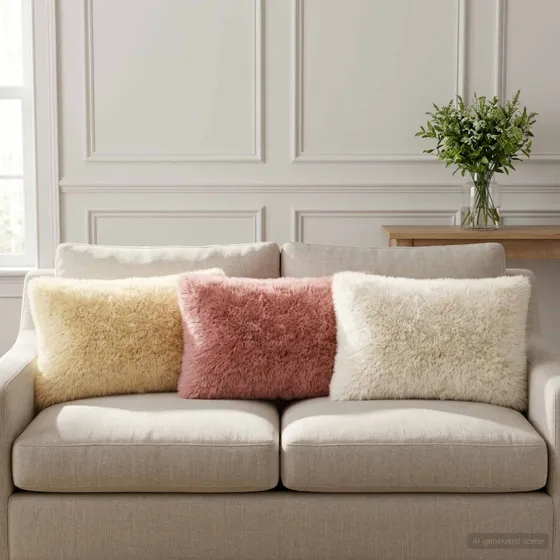 vidaXL HEERLEN Pudebetræk 2 stk. Lyserød 40 x 60 cm PV Fleece