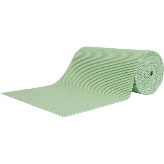 Skridsikker bademåtte på metermål 65 cm – Grøn, 5 mm
