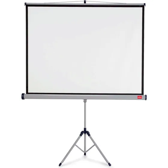 Projektionslærred fristående trefod 2000 x 1513 mm