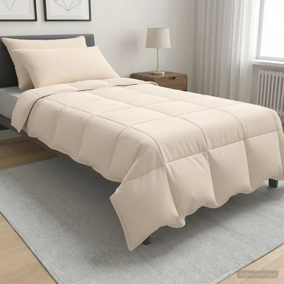 vidaXL Dynesæt 2 stk. 140x220 cm med Kapokfyld - Beige