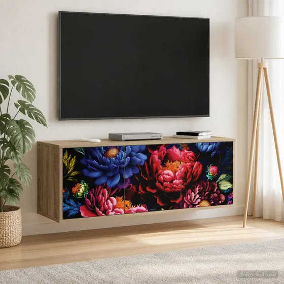 vidaXL Væghængt TV-skab KIEL 102 cm - Sonoma-eg