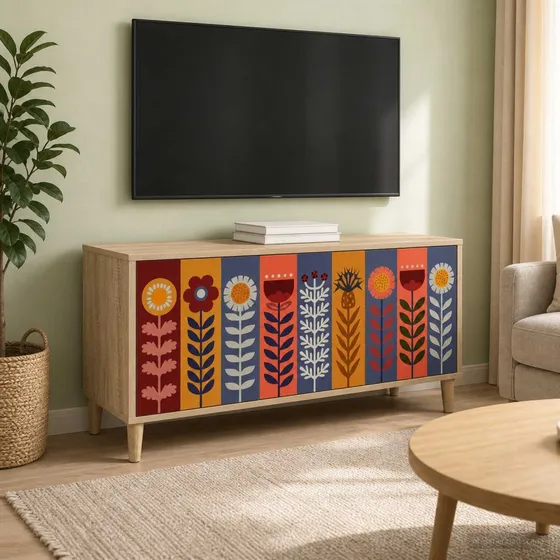 vidaXL TV-skab ESSEN Sonoma-eg 102 x 33 x 50 cm