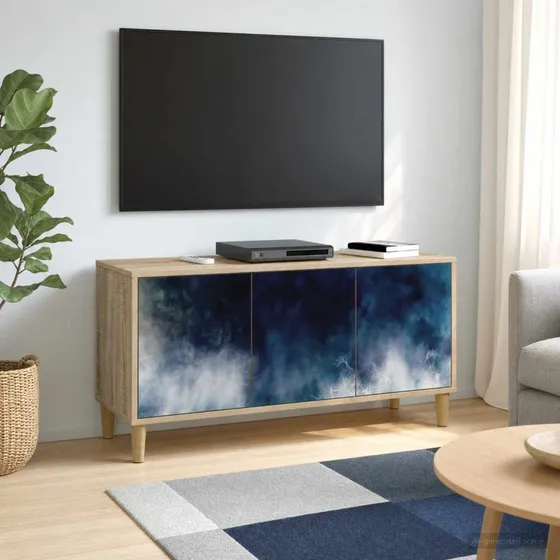 vidaXL TV-skab RAALTE 102x33x50 cm i Sonoma-eg