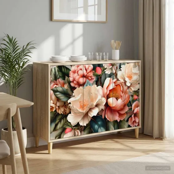 vidaXL BORNE Sideboard i Sonoma-eg, 102 x 33 x 75 cm