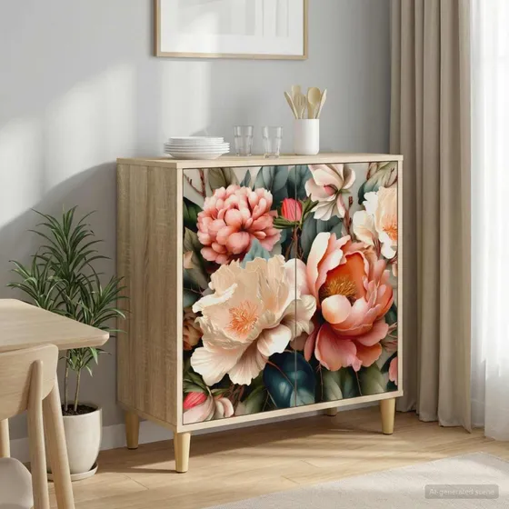 vidaXL BORNE Sideboard i Sonoma-eg, 69 x 33 x 75 cm